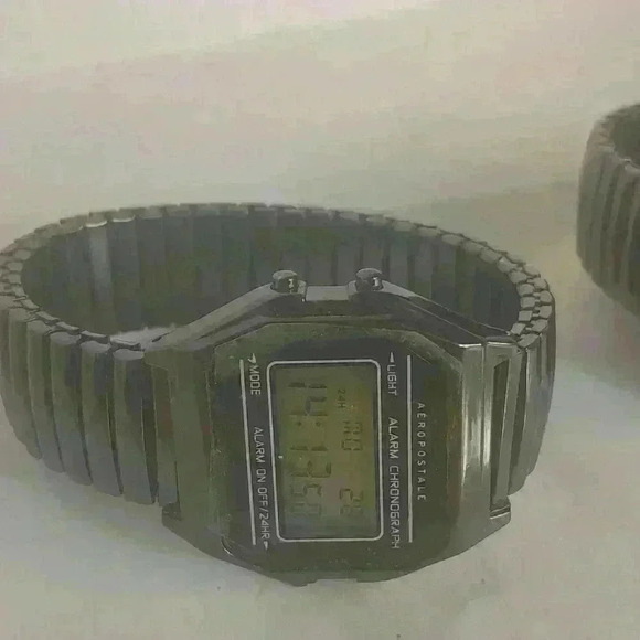 Two Aeropostale Black Watch - Picture 2 of 6